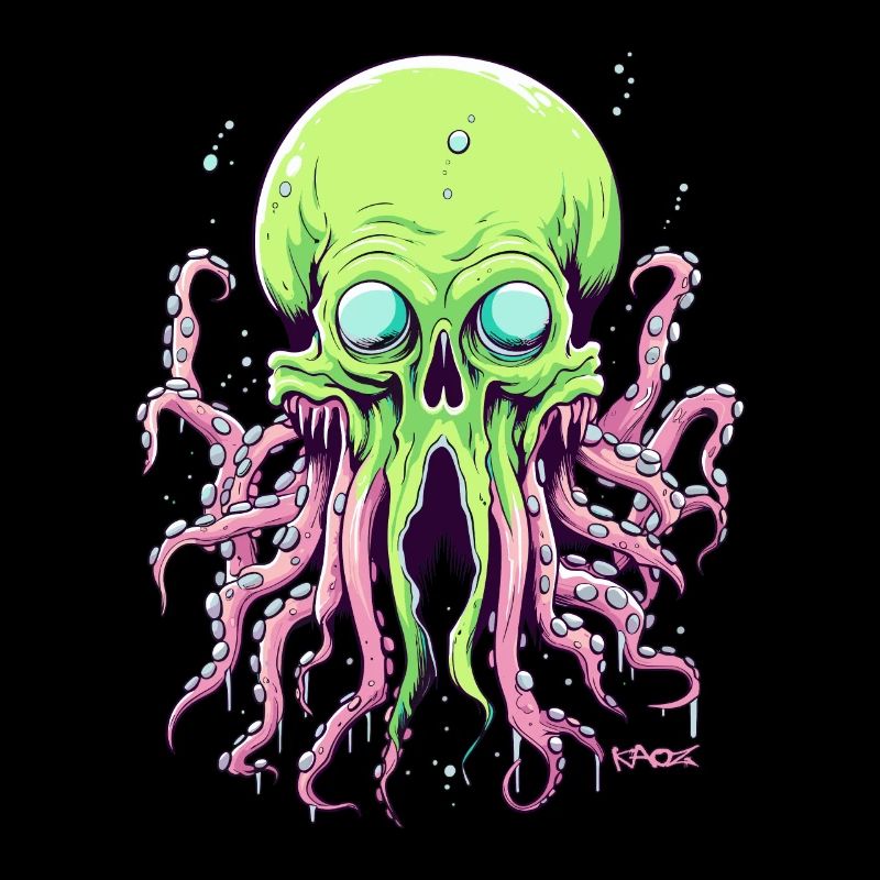 The super cool octopus skull