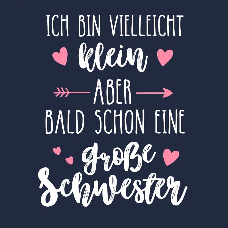 Ich werde große Schwester 2025 Regenbogen Mädchen