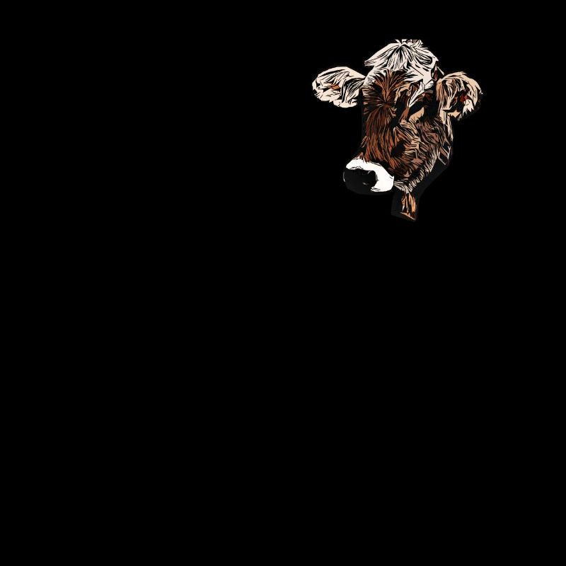 Vache ferme Motif Imprimer
