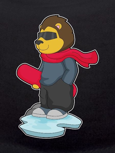 Löwe Snowboarder Snowboard