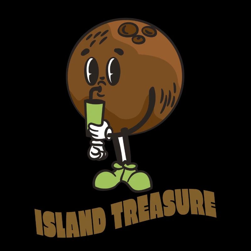 Coconut Lover Juice Beach Tropical Summer