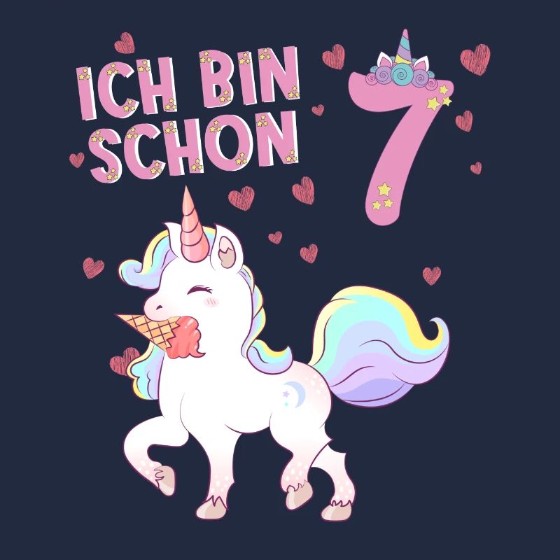 ich bin schon 7 Einhorn