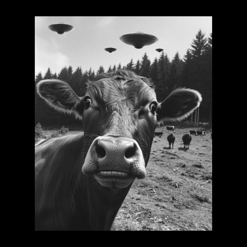 Cow - Alien Selfie Brown Siss UFO