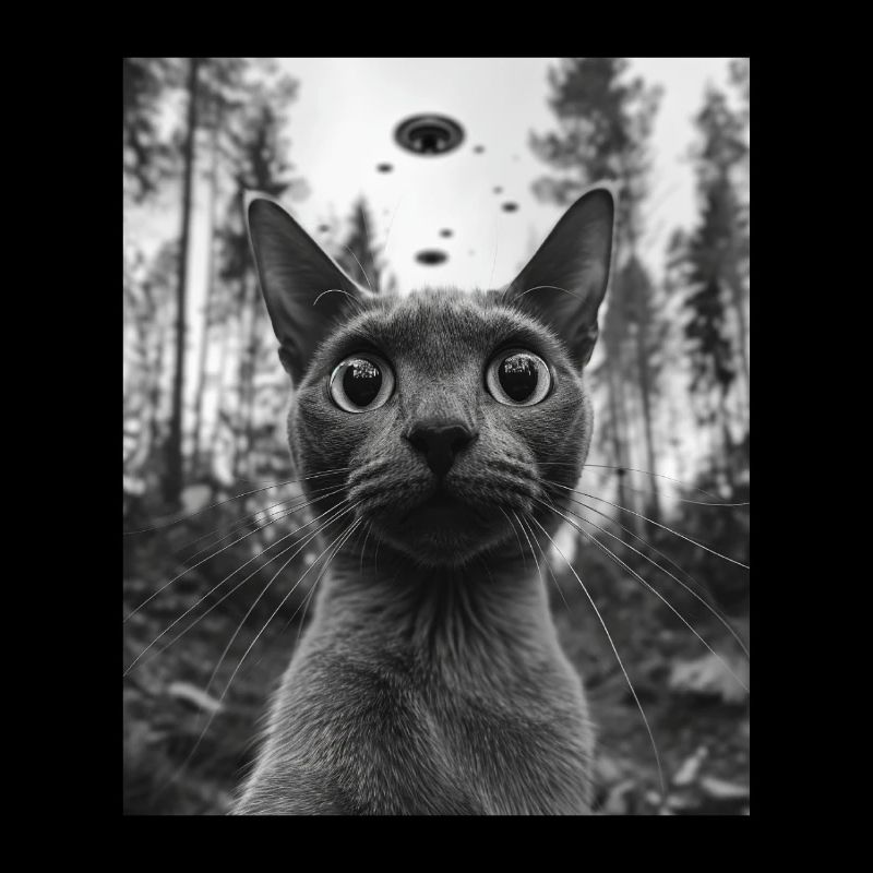 alienCat - Alien Selfie Burmese UFO