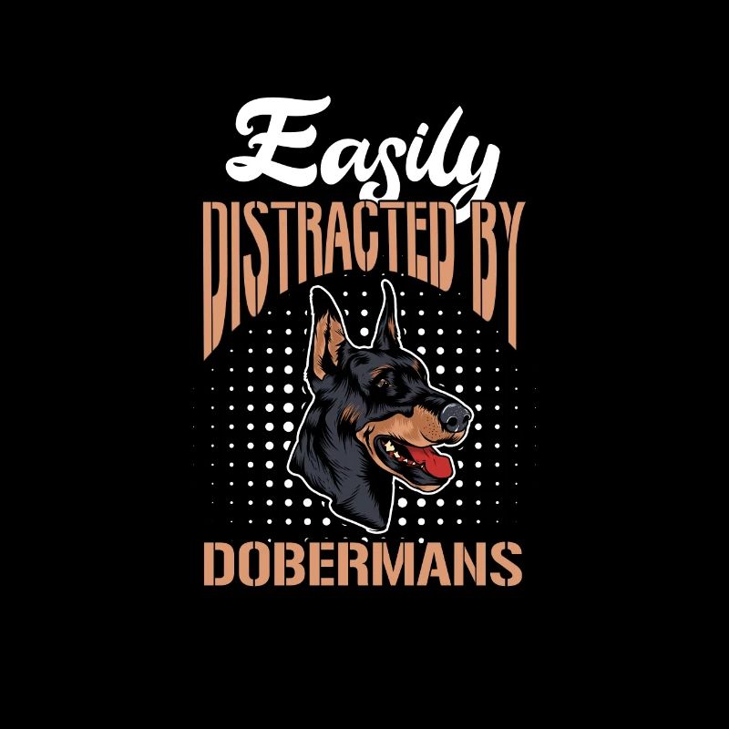 Dobermann Hund Hunde Haustier Geschenk