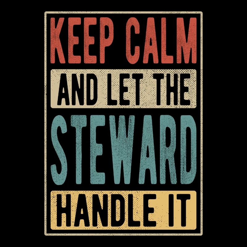 Steward Retro Geschenk