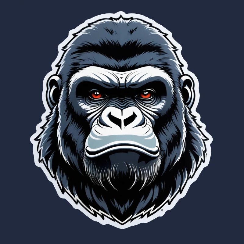 Gorilla with Gold Chain