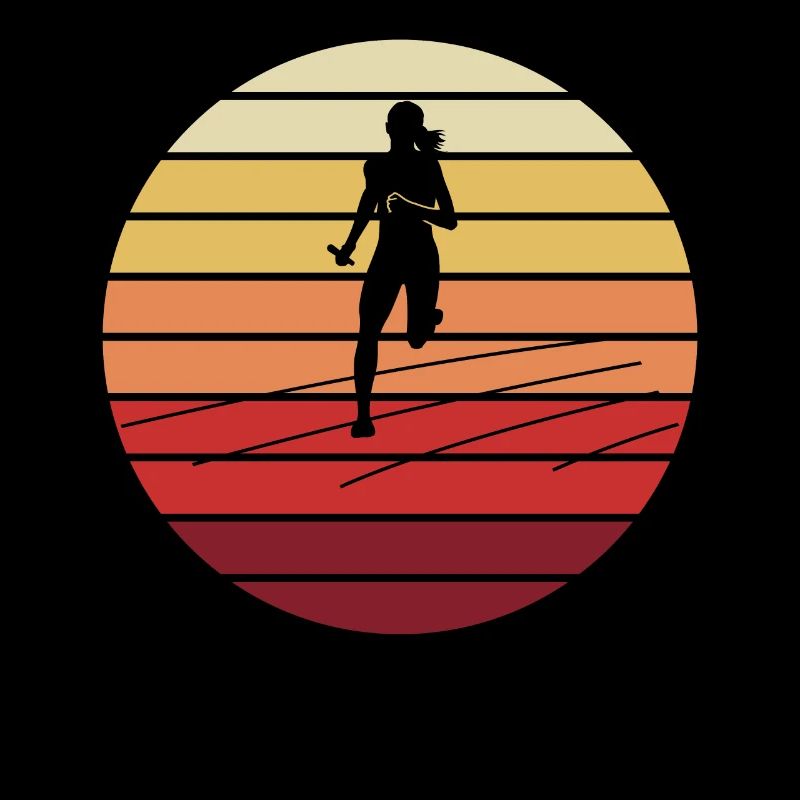 Passion pour la course à pied - Coucher de soleil et liberté