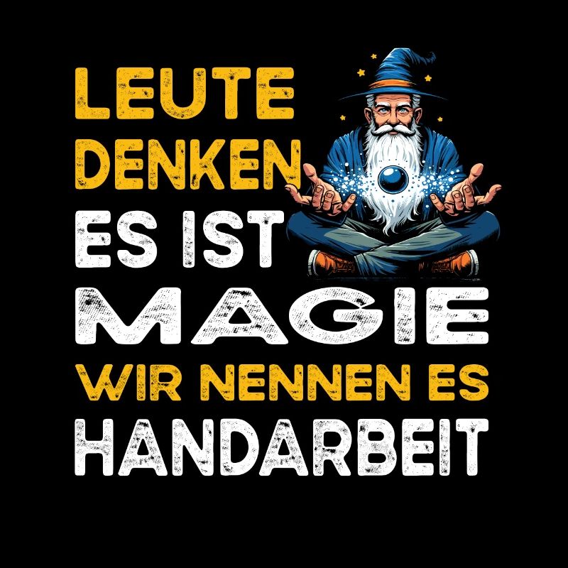 Leute denken Magie Handarbeit Basteln nähen