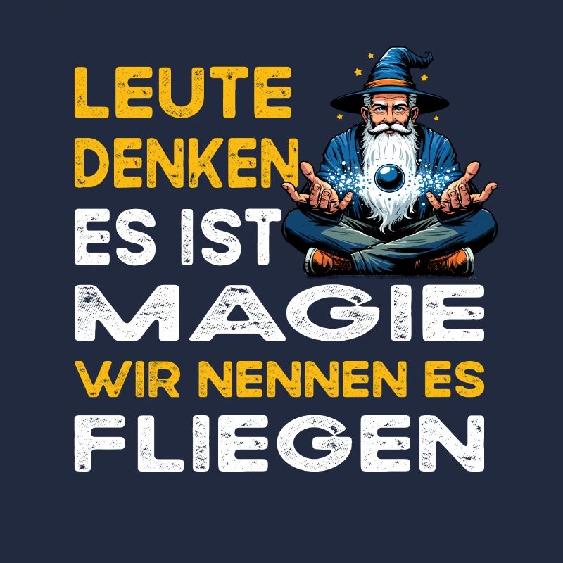 People Thinking Magic Flying Pilot