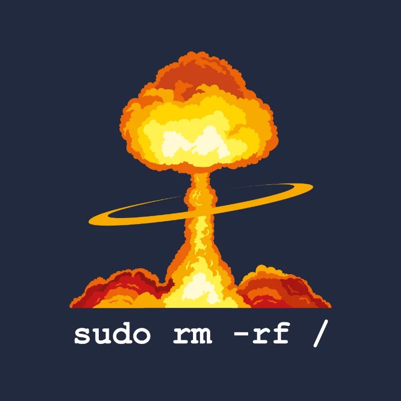 Linux Funny Linux Command Sudo RM RF pour Homme