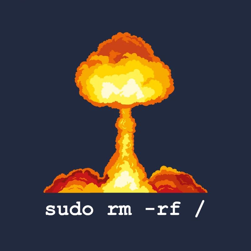 Linux Funny Linux Command Sudo RM RF for Men