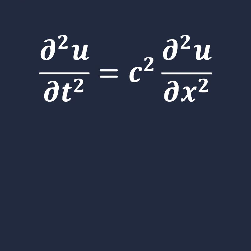 Wave Equation Physicist Physics Teacher Acoustic