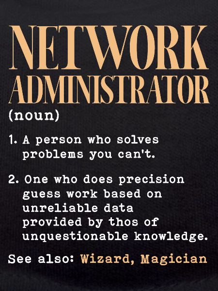 Network administrator Definition