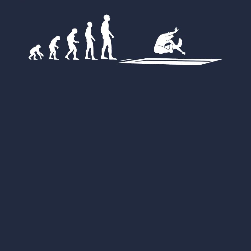 Evolution Weitsprung Athlet - Geschenk