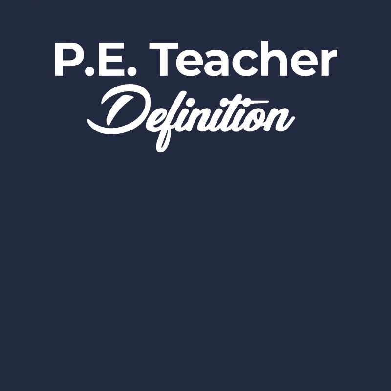 P. E. Lehrerdefinition Sportabschluss