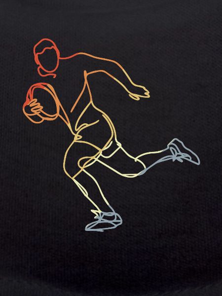 Rugby Player Sketch