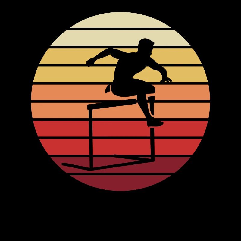Coucher de soleil Course d’obstacles Sports cadeau