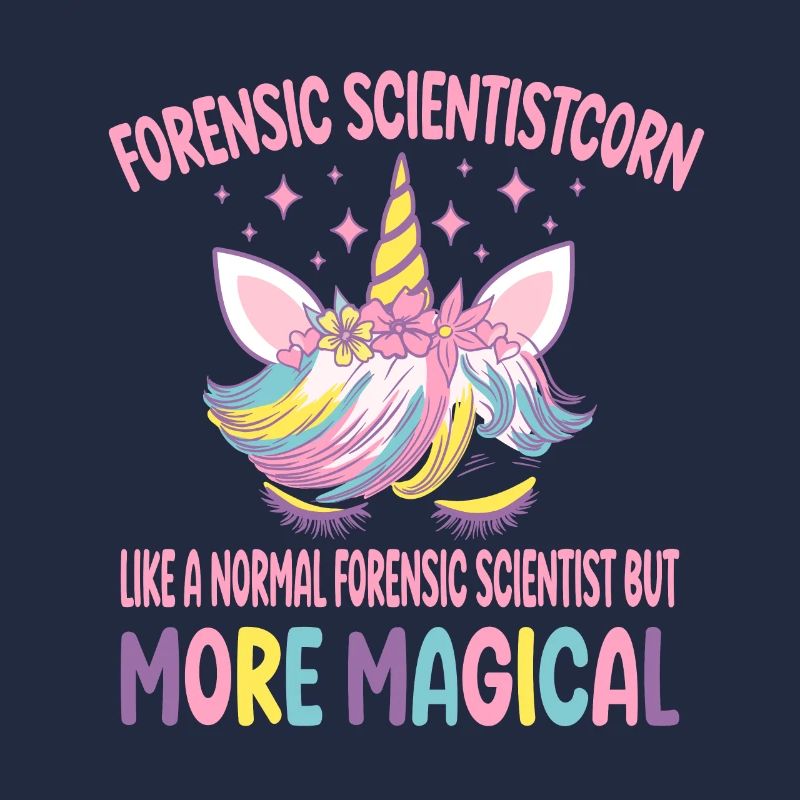 Forensic Scientistcorn Licorne scientifique cadeaux