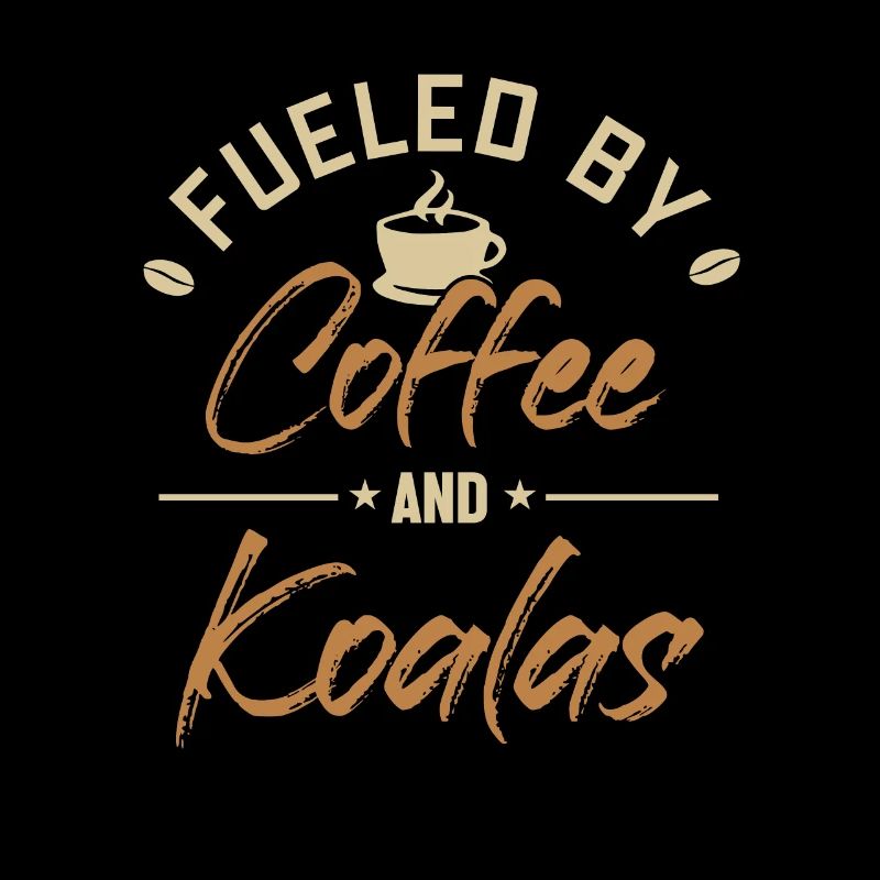 Alimenté par le café et les koalas Koalabear Eucalyptus