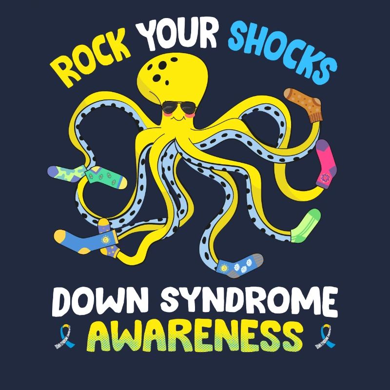 Sensibilisation au syndrome de Down Octopus Rock Your Sock