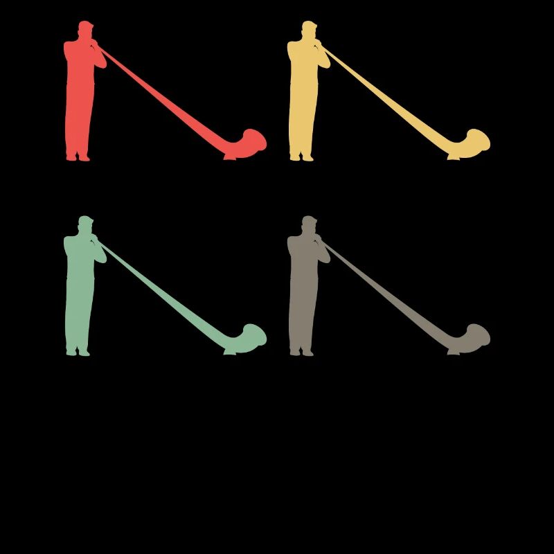 Buntes Alphorn Geschenk - Klangvolle Vielfalt