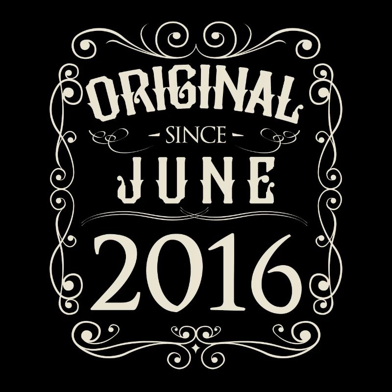 Vintage - Original since June 2016 Birthday