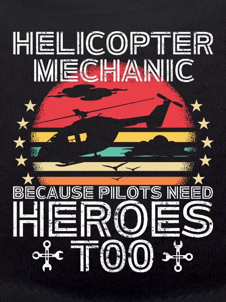 Helicopter Mechanic Heroes Pride
