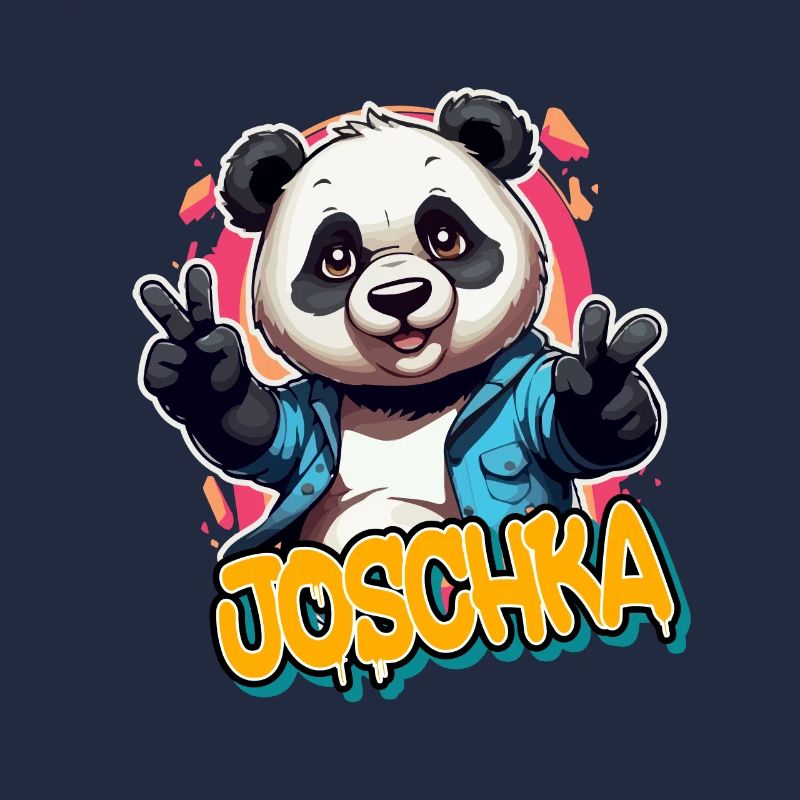 JOSCHKA - Beau nom de garçon avec Cool Panda