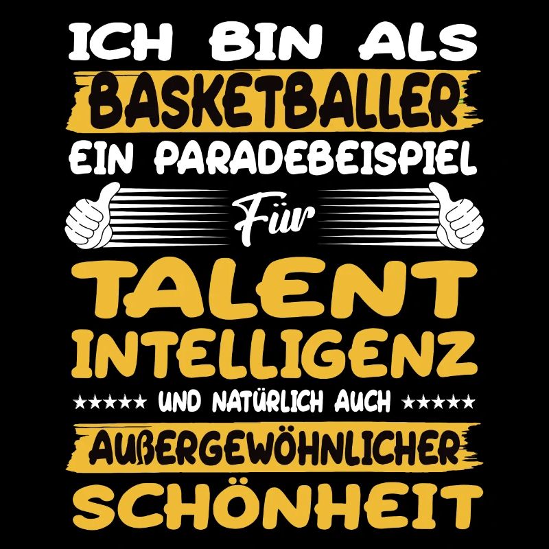 Basketballer ein Paradebeispiel Basketball