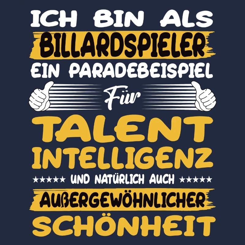Billiardspieler ein Paradebeispiel Billiard