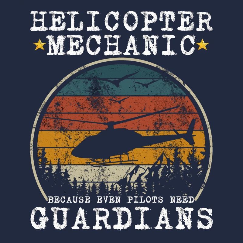 Hubschrauber-Mechaniker Wächter-Stolz