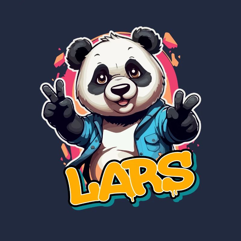 LARS - Schöner Jungen Name mit coolem Panda