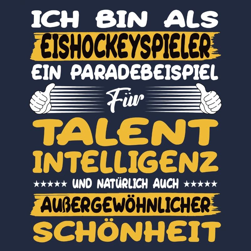 Eishockeyspieler ein Paradebeispiel Eishockey