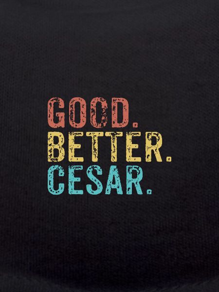 Les mecs cool s’appellent césar
