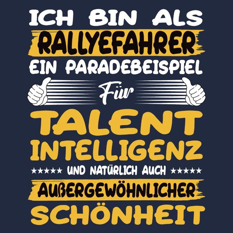 Rallyefahrer ein Paradebeispiel Rallye