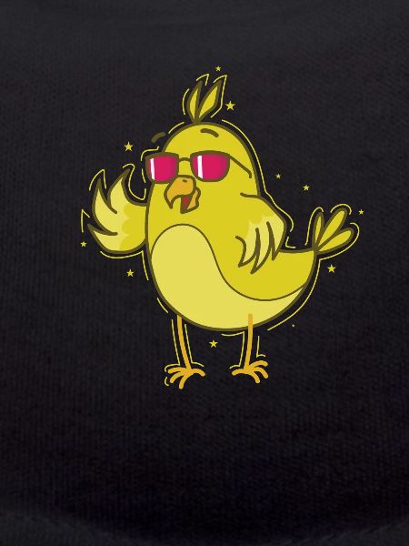 cool canary with sunglasses