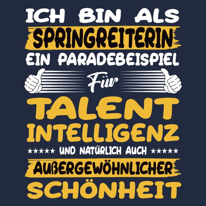 Springreiterin ein Paradebeispiel Springreiten