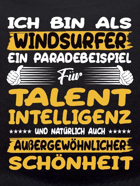 Windsurfer ein Paradebeispiel Windsurfen