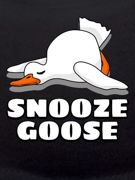 Sleeping Goose Tired Geese