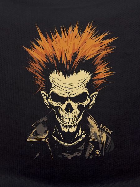 Punk Anarchy: Rock Skull