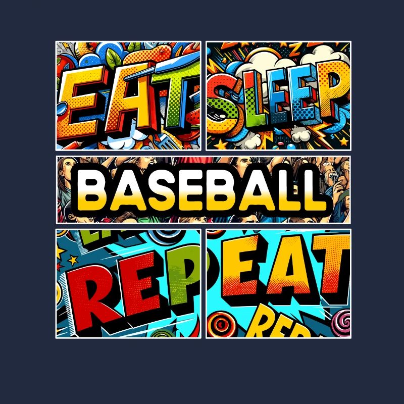 Manger, dormir, Baseball, répéter