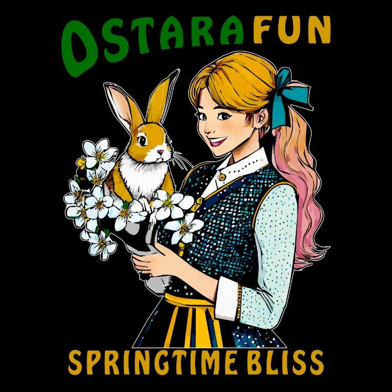 FEMME LAPIN OSTARA FUN SPRINGTIME BLISS