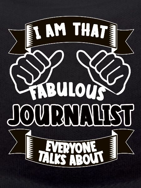 Journalist Lustiger Spruch Geschenkidee