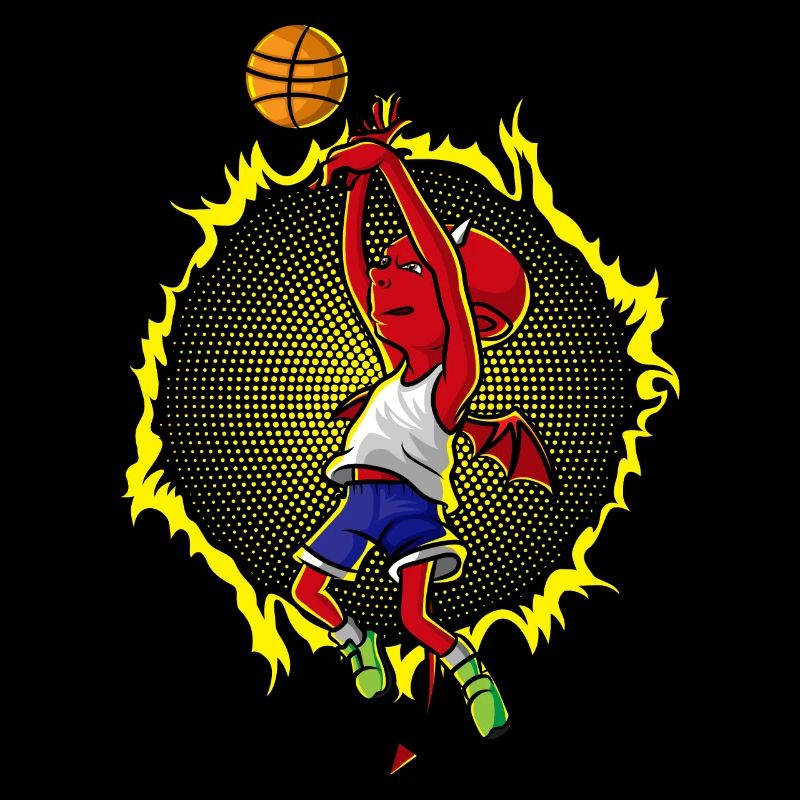 Le diable joue au basket-ball
