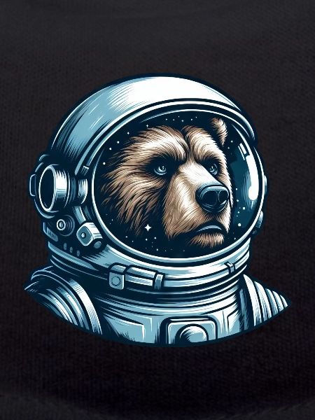 Ours pensif dans l’espace