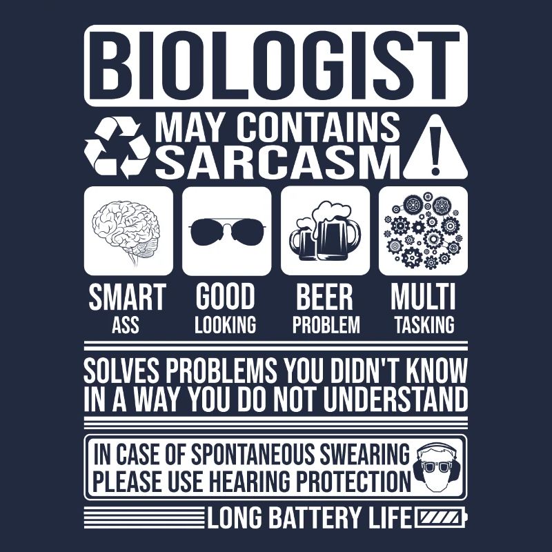 Biologe Sarkasmus lustig Geschenk Biologe