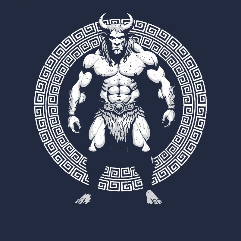 Halbbull-Minotaurus-Geschenk
