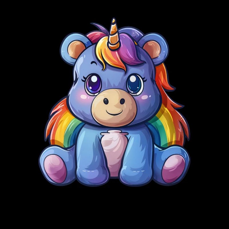 Unicorn Bear Thanksgiving Kawaii
