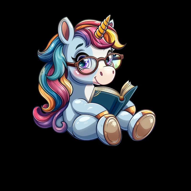 Licorne Lecture Kawaii Japonais